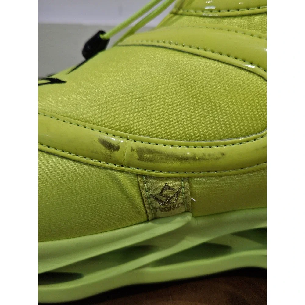 RARE Retired Collectible Tronus Mens 11.5 High Top Sneakers Neon Lime